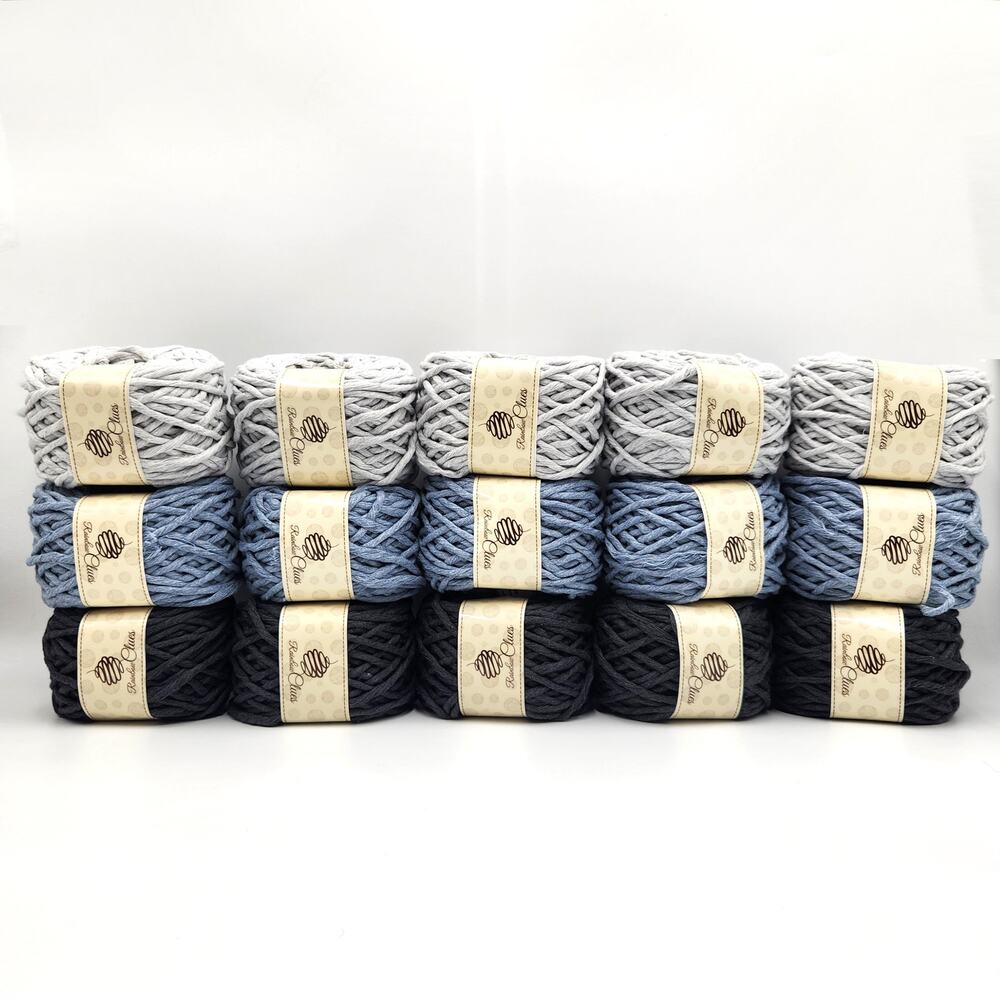 15 Balls Macrame Cotton Cord 7 mm Crochet Knitting Yarn Baskets Wall Decor